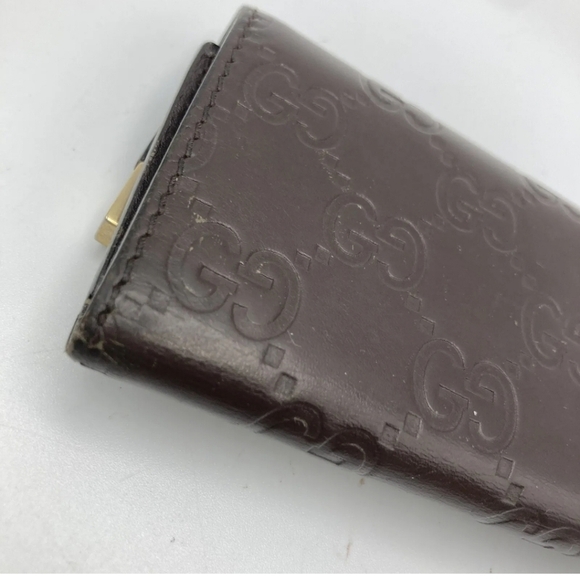 🔹️GUCCI🔹️  Key case holder GG Cow Leather  Guccissima Brown ✨️ - Picture 10 of 16